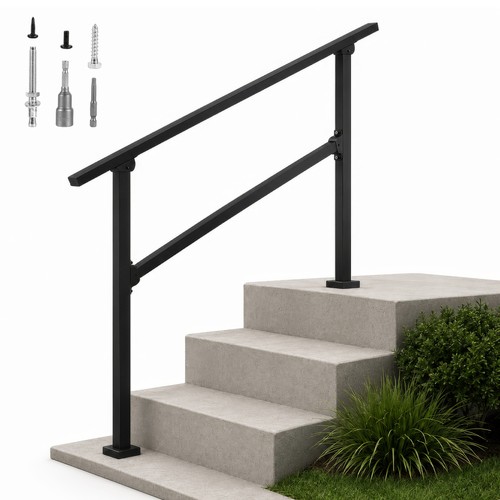 Outdoor handrail steel stair - handrail,
