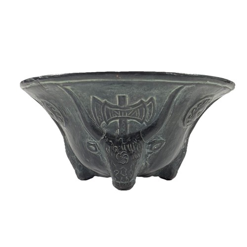 Greek pottery taurus bull - taurus,