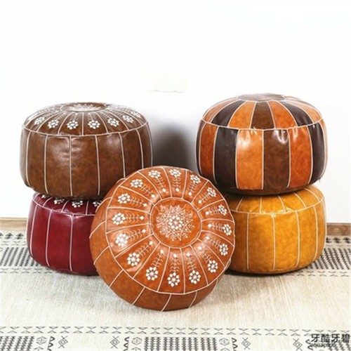 Unstuffed leather moroccan - pu,