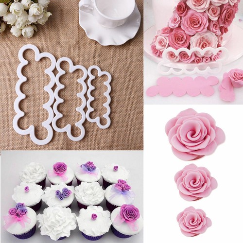 Rose petal flower cake - 3d,