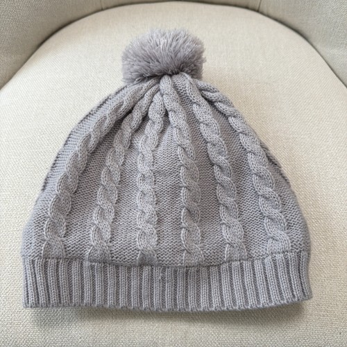 Bobble hat with built - bobble,
