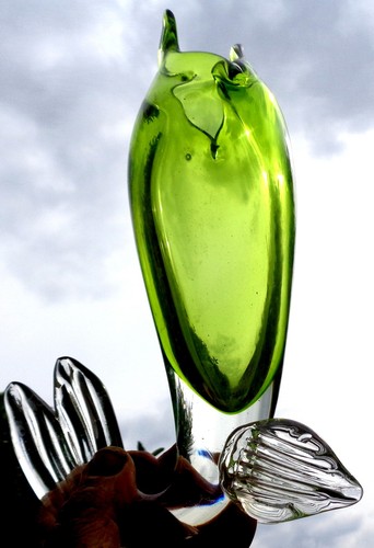 Vintage murano large heavy - murano,
