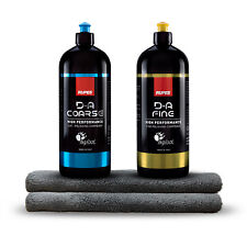 Rupes Polishing Paste Set DA Coarse DA Fine 1L Microfiber 