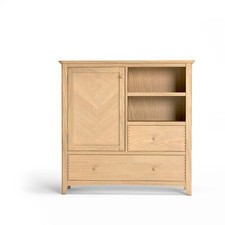 Parquet Oak Large Drinks Cabinet