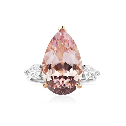 18ct white gold natural - 18ct,