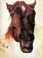 Horse A. Menzel Accent Tile