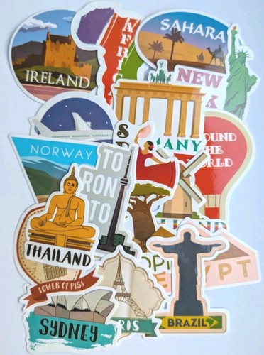 Travel luggage stickers - stickers, 100x