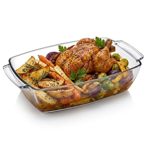 42l deep rectangular glass - rectangular,