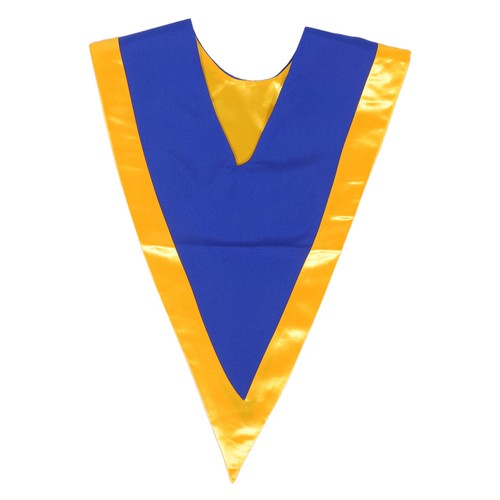Shape satin choir stole - satin,