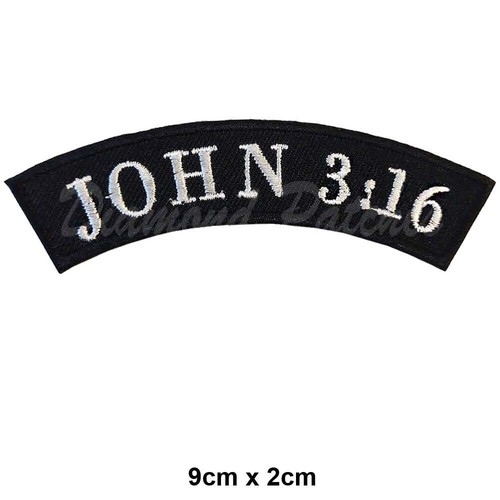 John bible embroidery - john, 3:16