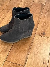 Mint Velvet Suede Wedge Ankle