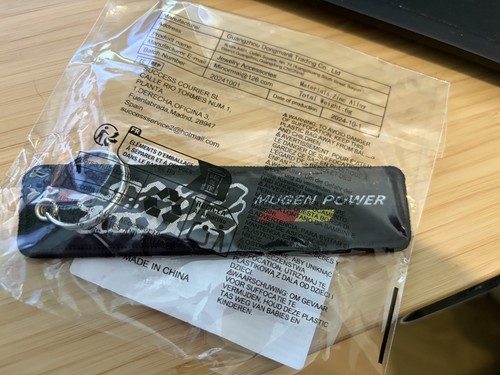 Mugen power style keyring - power,
