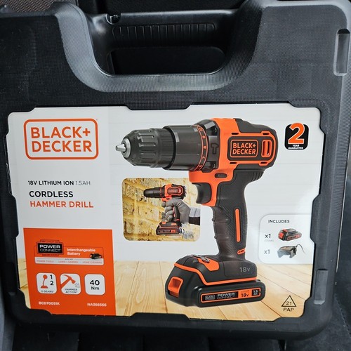 Black decker cordless - cordless, battery