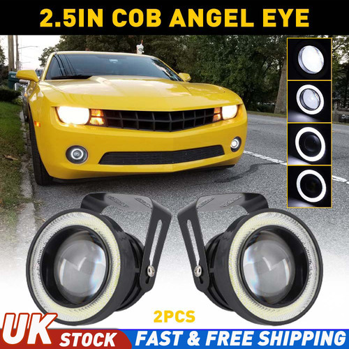 64mm white led - 2x,