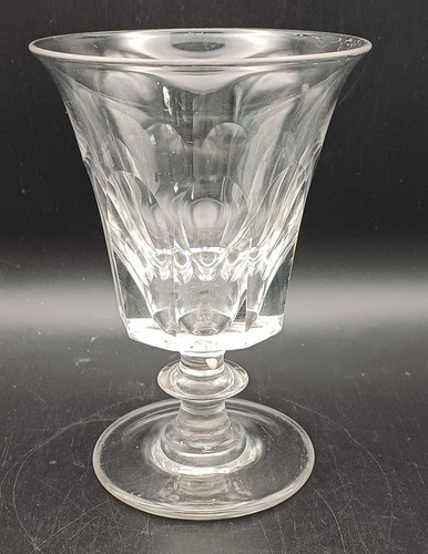 Antique faceted sliced 19th - faceted,
