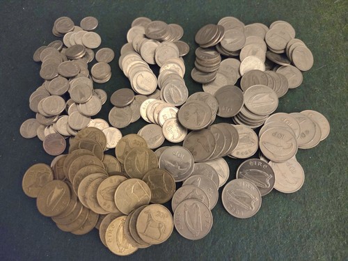 Joblot 250x irish coins - irish,
