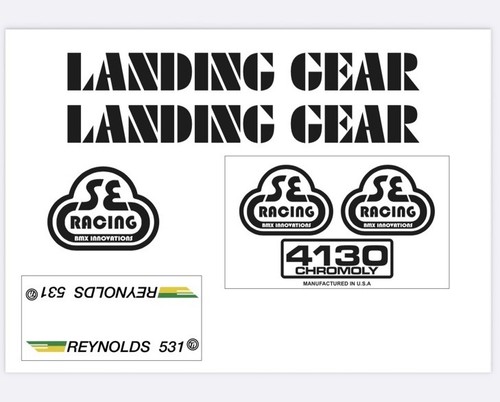Racing quadangle decal set - se,