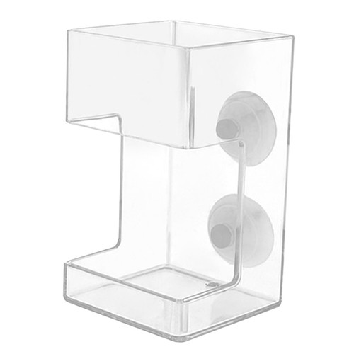 Fish feeder acrylic feeding - acrylic,