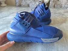 ADIDAS Y-3 QASA HIGH 'BLUE' TRAINERS MENS SIZE UK8 GENUINE