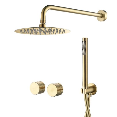 Brushed brass gold concealed - brushed,
