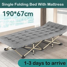 Single Folding Bed & Mattress
