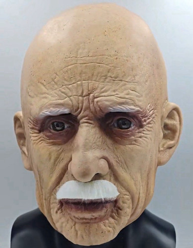 Old man full head latex - latex, mask