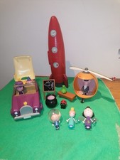  Ben and Holly Little Kingdom  Bundle: Rocket,Helicopter,Limousine, Figures Etc 