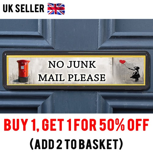 Junk mail sticker - no,