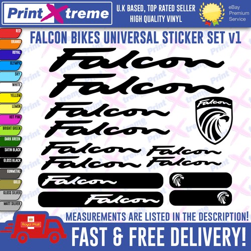 Falcon bikes decal stickers - falcon,