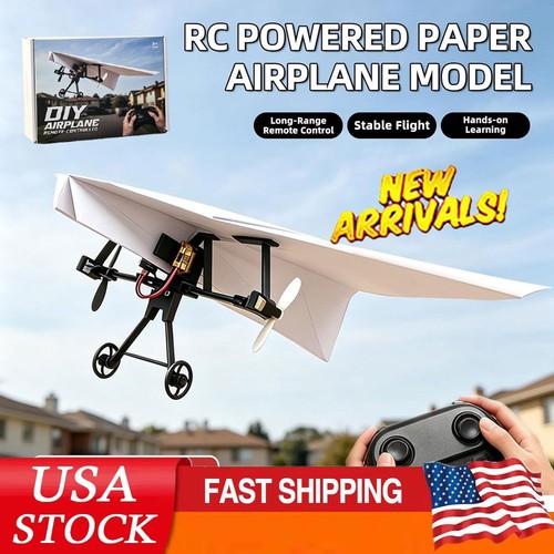 Diy remote control paper plane - diy,