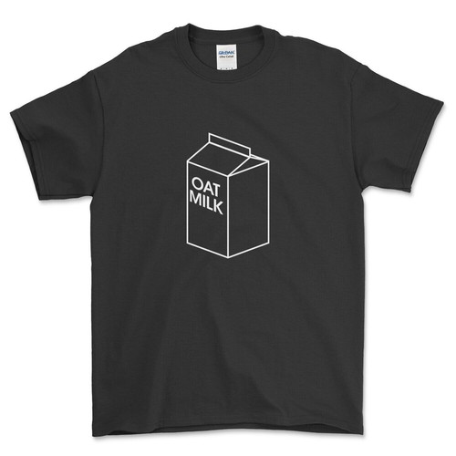 Oat milk carton shirt in - oat,