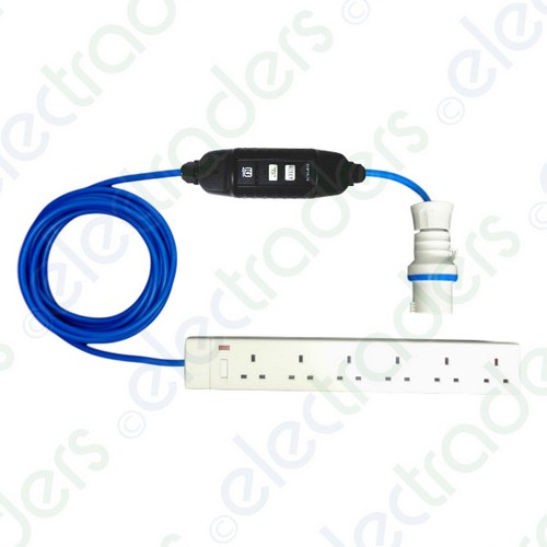 30m blue caravan - up, /