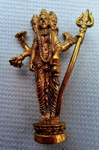 Modern brass hindu trinity - hindu,
