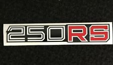 CB250 RS FAIRING  DECAL