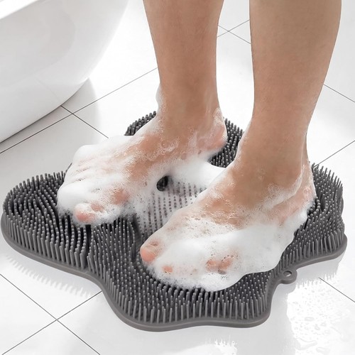 Silicone shower foot scrubber - silicone,