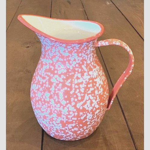 New farmhouse coral enamelware - coral,