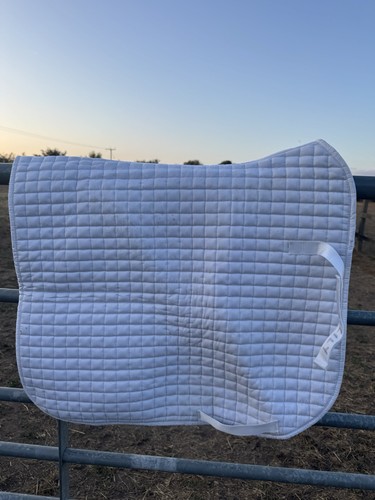 Kieffer saddle pad large white - saddle,