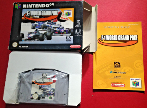 Boxed nintendo 64 game - n,