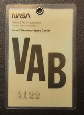 - BADGE ACCÈS NASA VEHICULE ASSEMBLY BUILDING ?