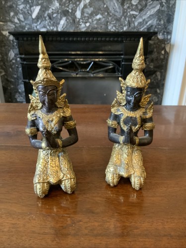 Antique thai black bronze - black,