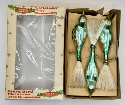 Vtg shiny brite glass - 3,