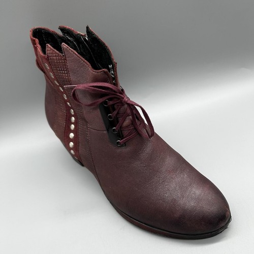 Womens ankle boots burgundy - womens,