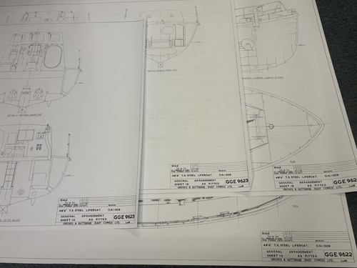 Solent class lifeboat drawings - class,