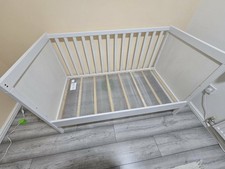 White Cot Bed With Optional