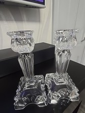 Vintage Elegant Pair Of Clear