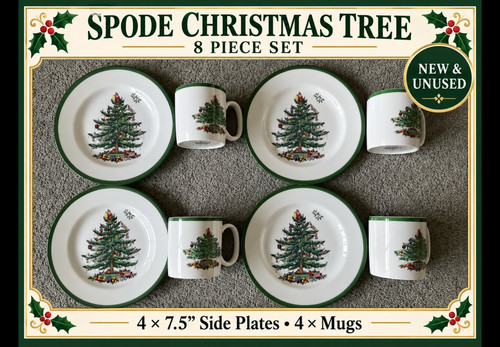 Spode christmas tree piece - tree, 8