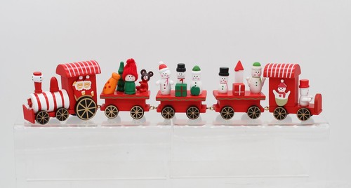 40cm wooden christmas - christmas, train