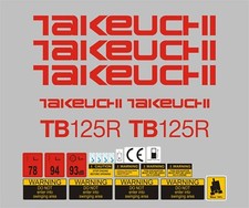 Takeuchi TB 125R Mini Digger