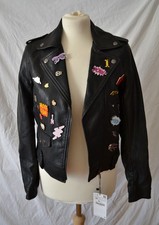 ZARA NEW FAUX LEATHER BIKER