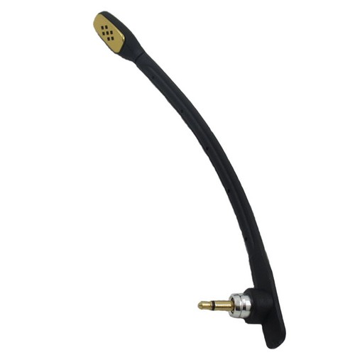 Black headphone microphone - black,
